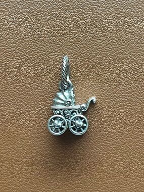 Brighton Baby Carriage Charm